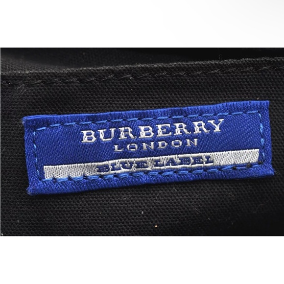 Burberry Blue Label Japan Exclusive Black Check Handbag EUC - Picture 3 of 17